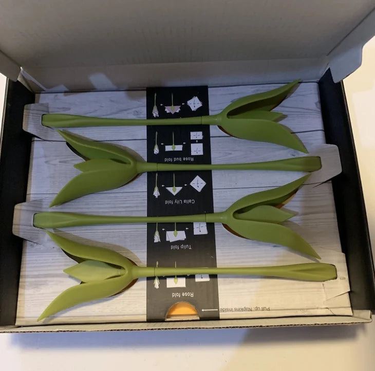 Napkin Rose Flower Folding Tool Set